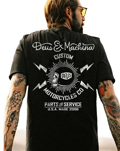 deus motorcycle t shirts.